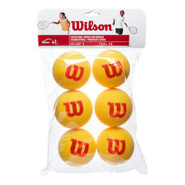 Palline Da Tennis Wilson Starter Foam Balls 6er Stage 3 (rot)